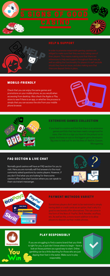 Infographic: 5 Signs Of A Good Casino